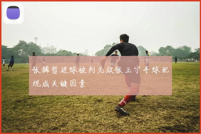 张稀哲进球被判无效张玉宁手球犯规成关键因素